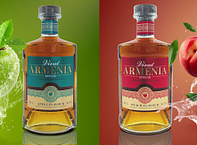 НОВИНКИ! Бренди "Виват Армения" с ароматом яблока и "Виват Армения" с ароматом персика